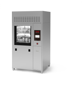 Popular Design for Laboratory Glassware Washer Standalone 408L Double Door Double Control System with Basket Recognition and in-Situ Drying Function