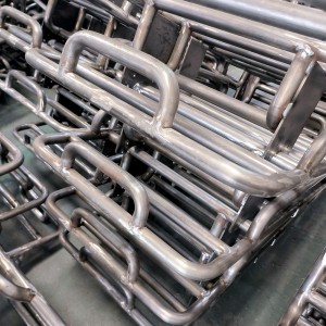 OEM customization laser cutting service stainless steel welding parts Trolleys steel bracket
