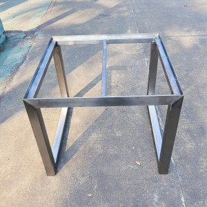 OEM steel structure design metal fabrication welding custom metal processing with laser cutting stainless steel table frame