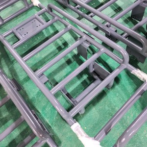 Přední výrobce přizpůsobeného ocelového nákladního čtyřkolového vozíku pro stojan na izolované sklo
