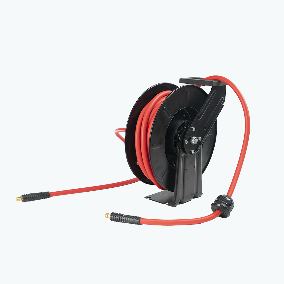 China AHR B NEW ARRIVEL 3/8″ X 50FT Steel Retractable Single Arm Air Hose  Reel Manufacture and Factory