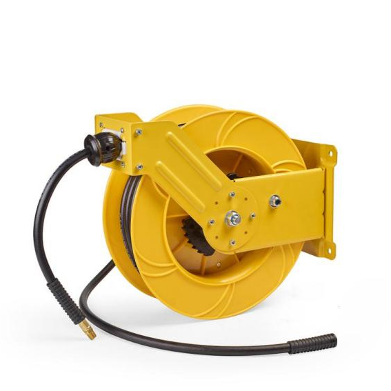 heater hose Manufacturers –  AHRS04 3/8″ X 15M Steel Retractable Dual Arm Plastic Spool Air Hose Reel  – Lanboom
