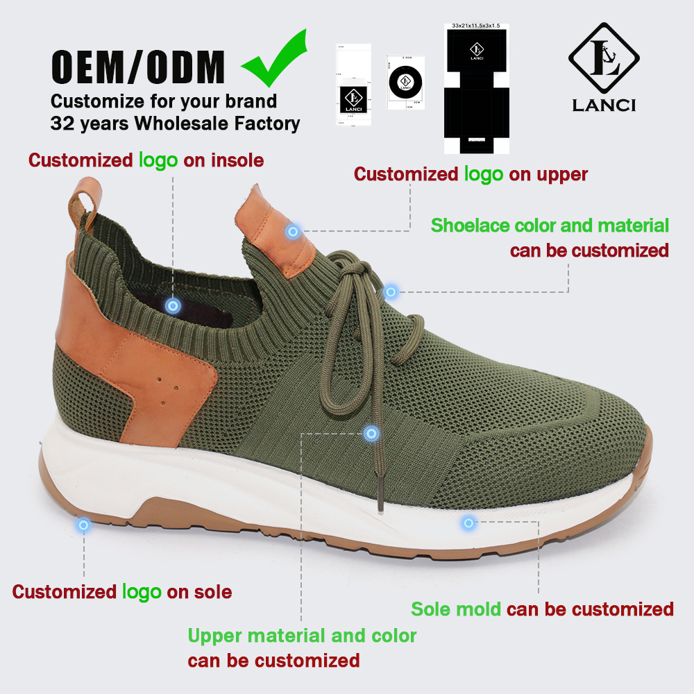 Wholesale Flyknit Sneakers with custom your logo