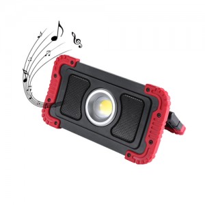 Wholesale High Quality Cordless Led Work Light Factory –  1400lumens rechargeable portable work light with Bluetooth speaker LW101R – Ningbo Lander
