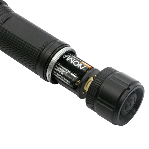 450lumens 4AAA aluminum high power flashlight TAC-4, beam focus adjustable