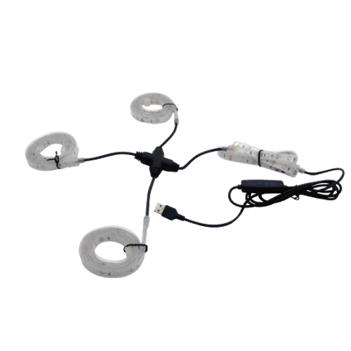 OEM LED white string light TENT-15 with USB cable