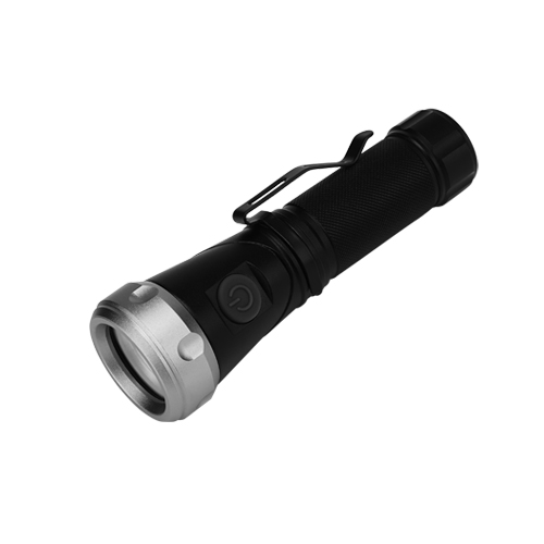 Lowest Price for Goldmore5 Rechargeable LED Tactical Flashlight 3000 High Lumens Super Bright LED with Power Display Zoomable COB Work Light