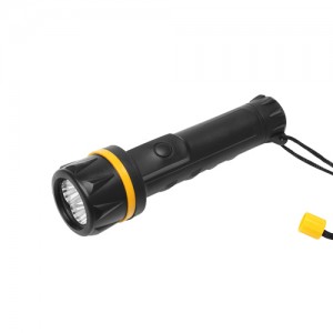 OEM Multi-Functional Flashlight Factories –  20lumens 2AA rubber LED flashlight LF1201 – Ningbo Lander