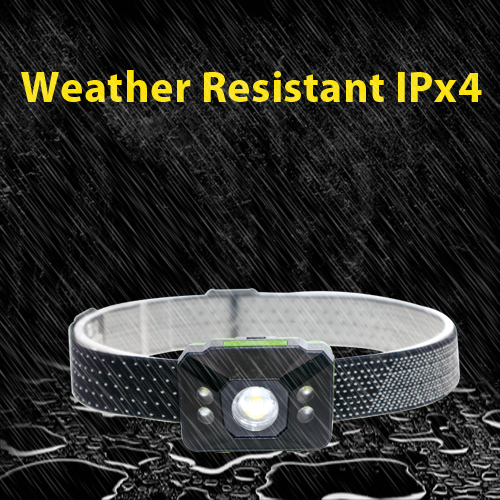 120lumens LED headlamp Hawk-12, water resistant IPx4