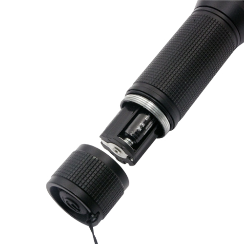 500lumens high power metal flashlight COBER-6, beam focus adjustable