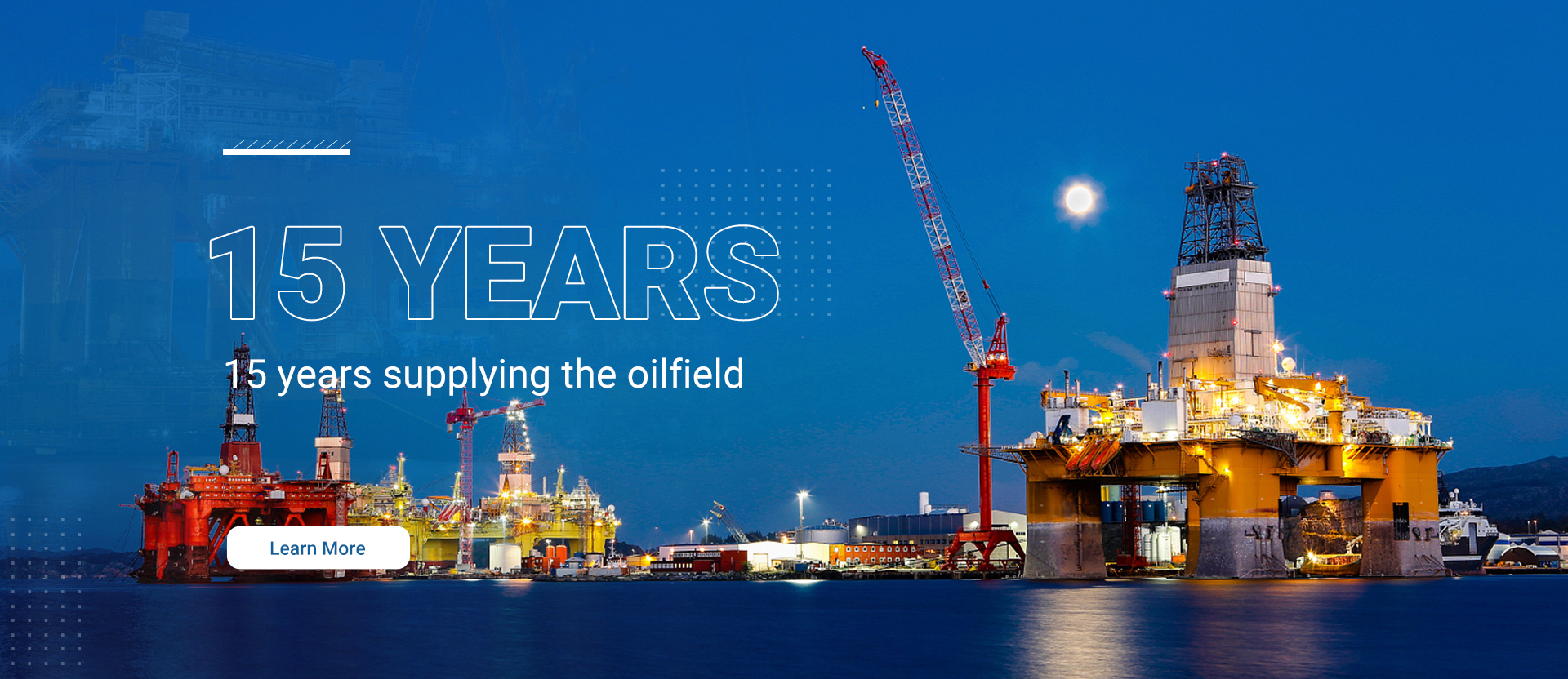 15 years supplying the oilfield