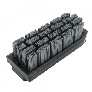 170mm silicon carbide fickert abrasive brushes for leather finish on ceramic tile and quartz