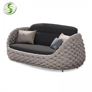 ODM Factory Outdoor Furniture Used on Rattan Leisure Outdoor Sofa Set