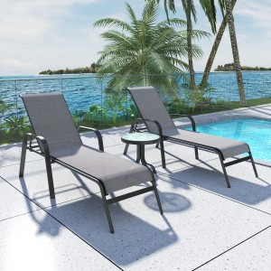 Garden furniture folding beach swimming chaise lounge chairs pool outdoor sun lounger