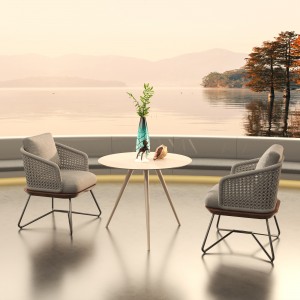 outdoor furniture hotel garden rattan sofa set home living room sofa rope outdoor sofa