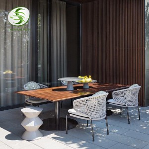 Factory Price Manufacturer Supplier outdoor dining table and chair set