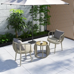 wholesale Outdoor Dining Set Table And Aluminum Chair
