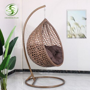 Factory Selling Hammock Handmade Swing Chair Knitted Macramé Hanging Swing Chair for Indoor, Bedroom, Yard, Garden Bl18103