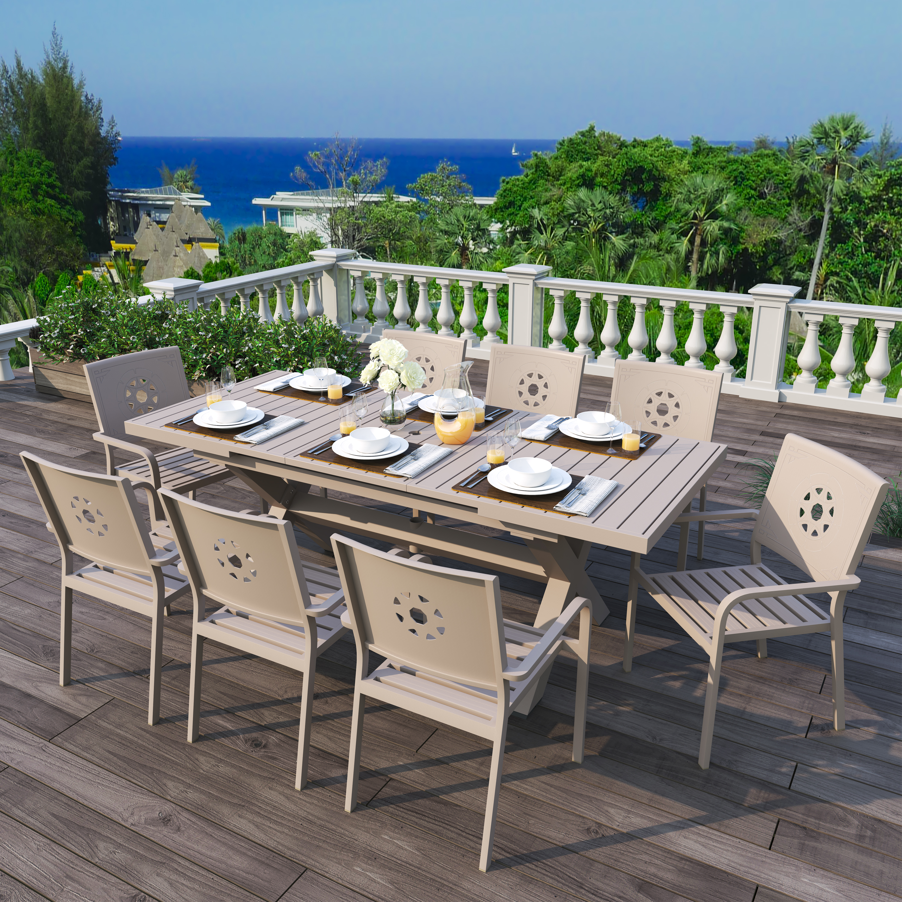 What defines outdoor furniture?
