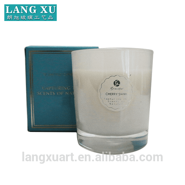 Black Candle Jars Factory - LXFJ001 size 7.2×8.5cm scented candle in glass jar – Langxu
