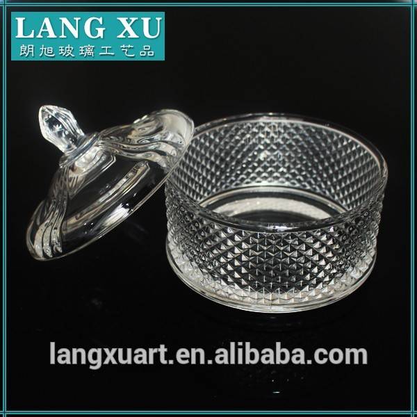china wholesale Rose Gold Candle Jar Manufacturers - LX-T102 New product diamond shape glass Jar – Langxu