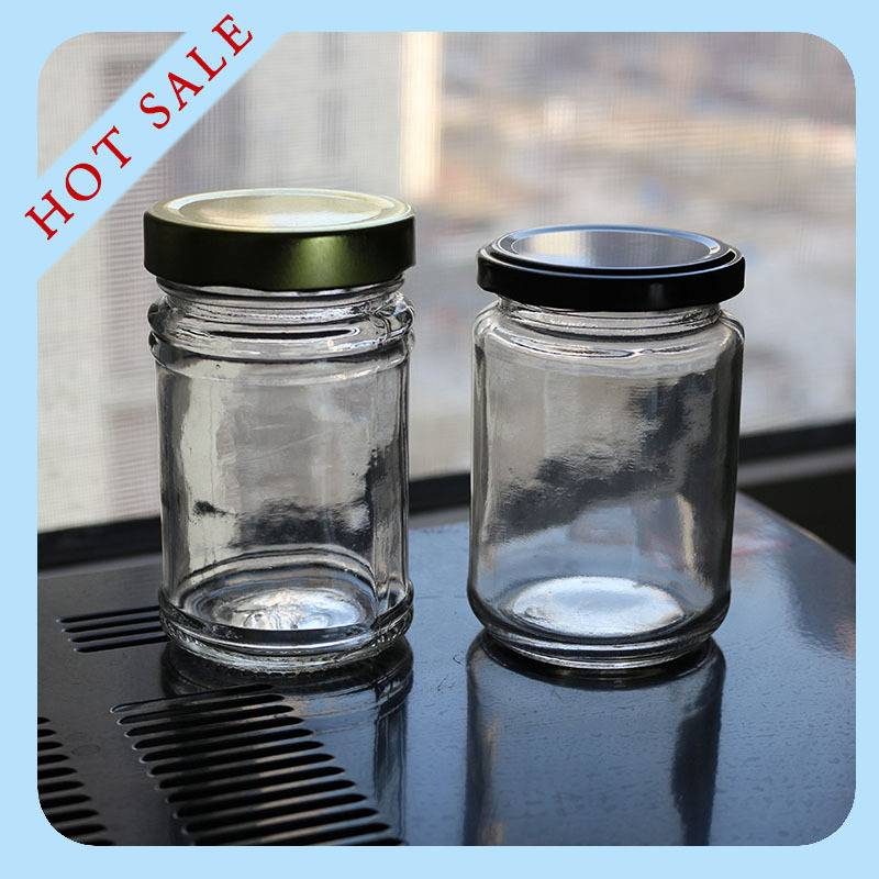 china wholesale Frosted Glass Candle Jar With Lid quotes - High quality cheap price 250ml mason glass jar with metal lid – Langxu