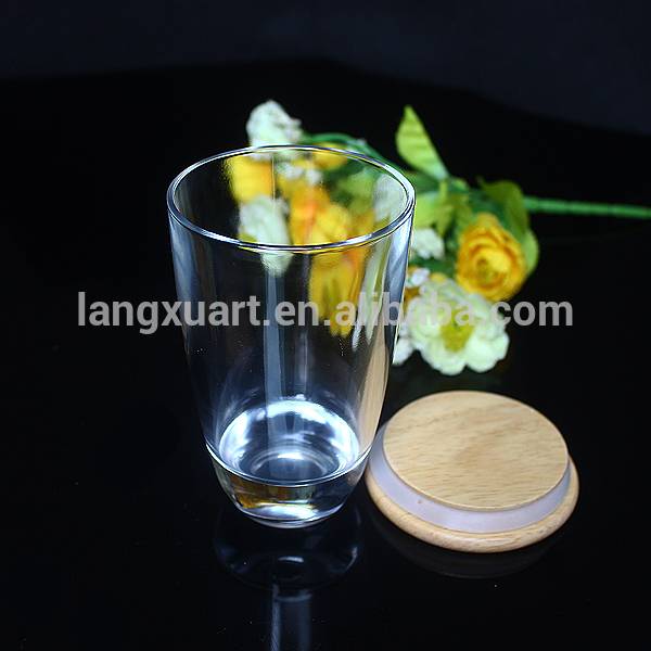 Black Glass Candle Jar Factories - custom colors candle containers clear glass candle holder with lid – Langxu