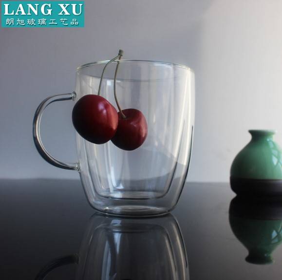 Super Lowest Price Small Wine Glass - FD131512 cheap coffee mugs glass wholesale double glass cup – Langxu