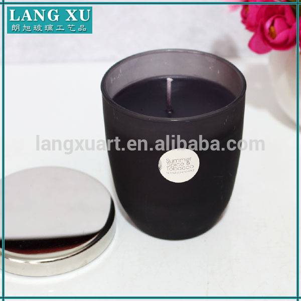china wholesale Matt Black Candle Holders Suppliers - Hot sale Langxu black solar cemetery candle – Langxu