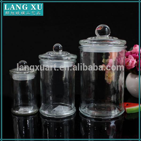 16oz Glass Candle Jar With Lid Factory - high quality big pickle lucid glass fermentation jar – Langxu