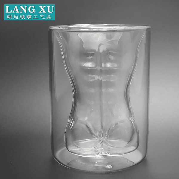 Factory source Glass For Wine – LX-CZ008 FDA,LFGB,SGS certification gift glass set double walled personalized body shape sexy mini wine shot glass – Langxu