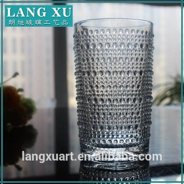 china wholesale Glass Of Wine Factory - LX-B047 Custom Decorative wholesale highball bulk drinking water glass – Langxu