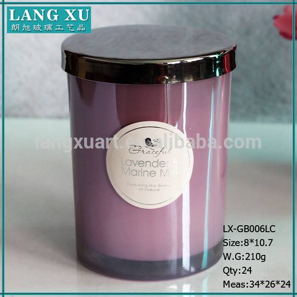wholesale mini jar candle with lid