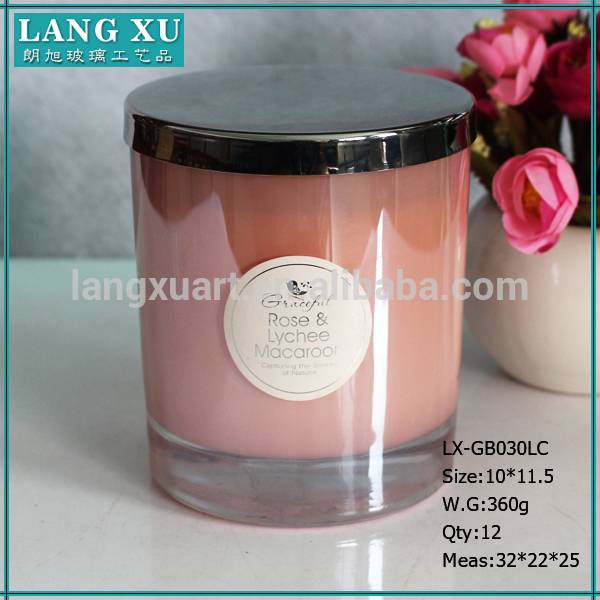 china wholesale Elephant Candle Holders Manufacturers - Langxu candles wholesale clear glass candle holder – Langxu