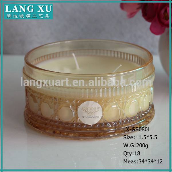 High definition Glass Candle Holder Jars - Factory scented tin wholesale christmas candle jars – Langxu