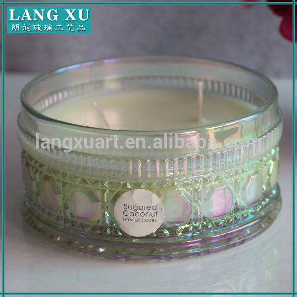 china wholesale China Glass Candle Holders Factories - Alibaba factory paraffin candle wax amber candle jar – Langxu