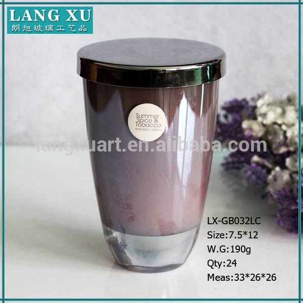Hot Sale for Black Candle Glass Jar – candle making wax soy candle glass jar – Langxu