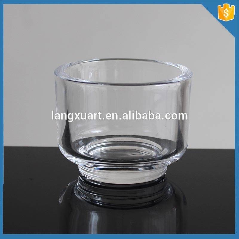 china wholesale Home Decor Candle Stick Holders Factories - Custom Made round Candle Jars, Candle Containers, Glass candle Cup Votive Candle Holder – Langxu