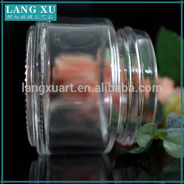 Black Candle Jars With Lids Suppliers - bottle 100 ml mini glass small glass jar with lid – Langxu