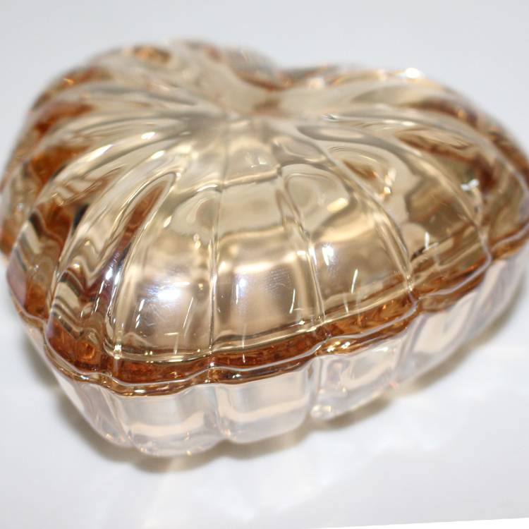 LXHY-T019 8.3x4cm High quality mercury electroplated luxury glass candy jar