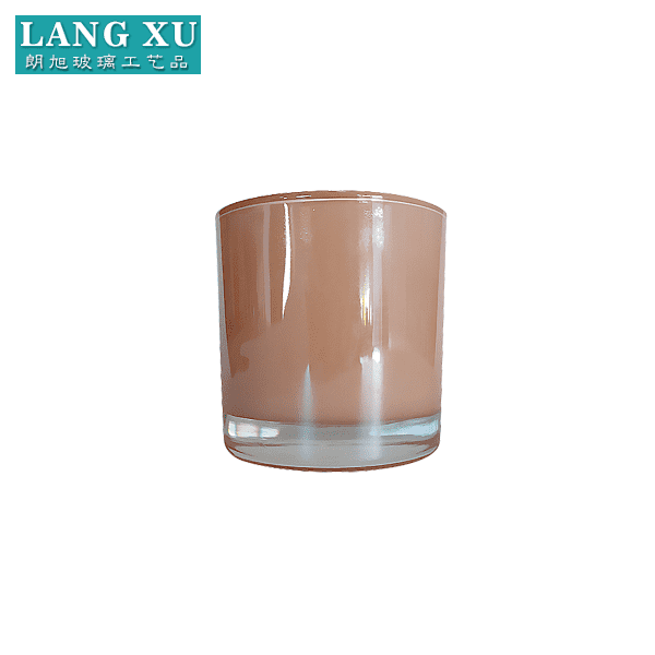 Black Glass Jars For Candle Making Factories - LXHY7592 beautiful glass candle jars for candle making soy wax – Langxu