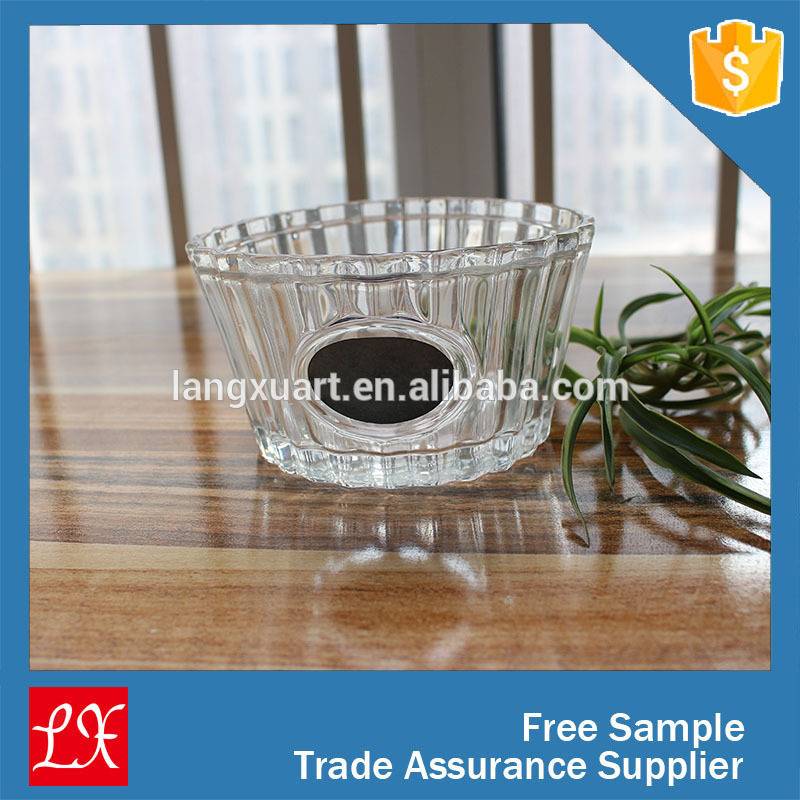 china wholesale 5 Arm Candle Holder quotes - wholesale glass crystal danube glass jar – Langxu