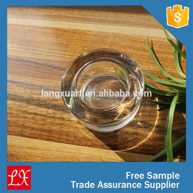 china wholesale Egg Shape Candle Holder Factories - Alibaba expresss mini clear tealight holders glass for restaurant – Langxu