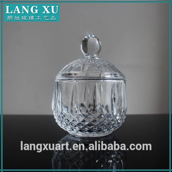 Empty Glass Candle Jar With Wood Lid quotes - Manufacturer price Rich styles glass jar with lid for food pasta – Langxu