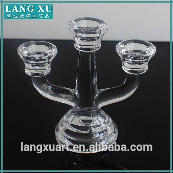 china wholesale Wedding Candle Holders Manufacturers - LX-A062 inexpensive 3 arm wedding candelabra – Langxu