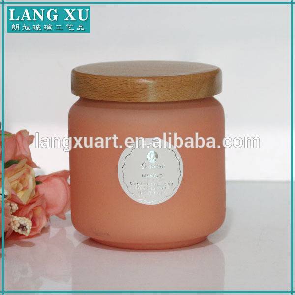 Amber Candle Jar Factory - customize frosted color soy scented candle wax – Langxu