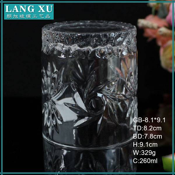 Langxu unique empty candle jars with lids