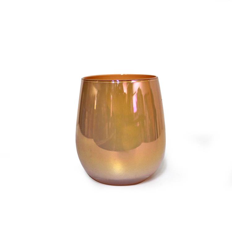 china wholesale Pearl Candle Jar quotes - LXHY02 6.9×8.5cm 10 oz glass candle jar hotsale – Langxu