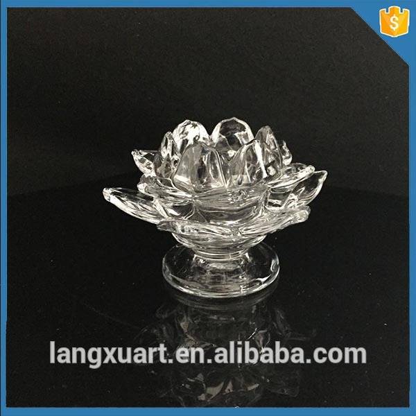china wholesale Long Stem Candle Holder Suppliers - wedding centerpieces lotus flower candle holder wholesale capiz lotus candle holder – Langxu