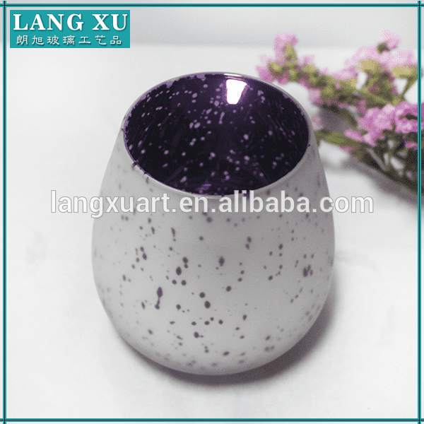 china wholesale Galvanized Candle Holder Factories - wholesale bulk glass jar in candles and glass candle holders – Langxu